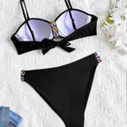Damen Bikiniset mit verzierten Details R&B