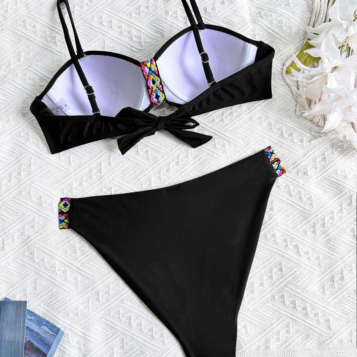 Damen Bikiniset mit verzierten Details R&B