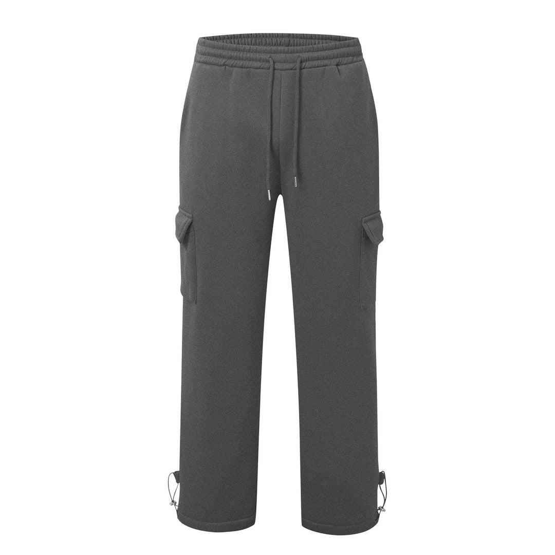 Herren nan Cargo-Jogginghose mit elastischem Bund, Kordelzug und verstellbarem Saum R&B
