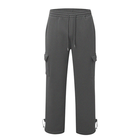 Herren nan Cargo-Jogginghose mit elastischem Bund, Kordelzug und verstellbarem Saum R&B