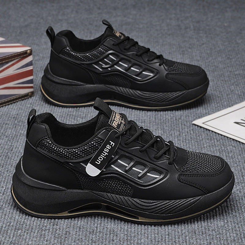 Damen Sportliche Sneakers mit atmungsaktiven Mesh-Einsätzen und stoßdämpfendem Sohlenprofil R&B