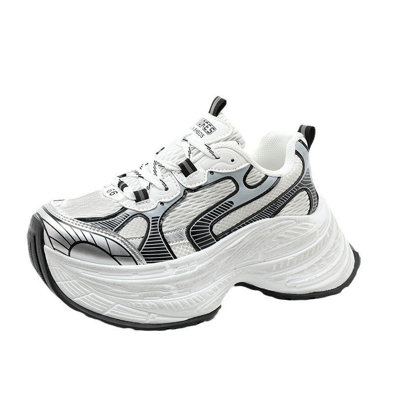 Damen Chunky Sneakers mit dämpfender Laufsohle und modischem Design R&B