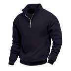 Herren feiner Strickpullover mit hochgeschlossenem Kragen R&B