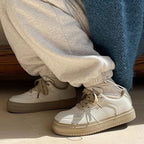 Damen Trendige Schnürschuhe