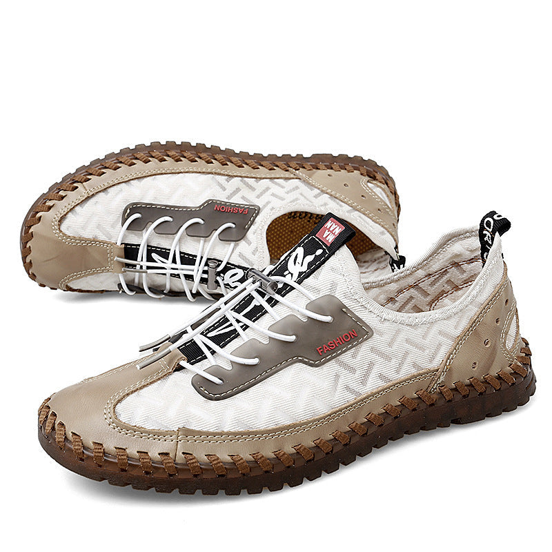Herren Leichte und atmungsaktive Freizeitschuhe mit elastischen Schnüren R&B