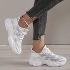Damen Sportliche Sneakers mit innovativer Strickoberfläche und flexibler Laufsohle R&B