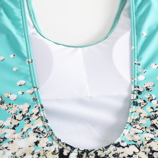 Damen zweiteiliger Badeanzug mit farbenfrohem Tiermuster R&B
