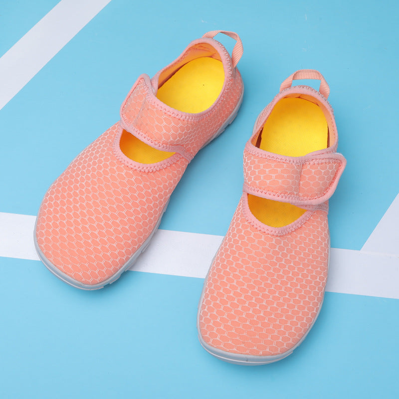 Damen Aquaschuhe mit flexiblem Klettverschluss und rutschfester Sohle R&B