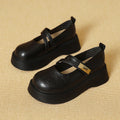 Damen komfortable Plateau-Mary Jane Schuhe mit modischen Riemchen R&B