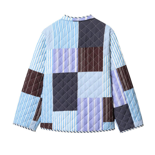 Damen Steppjacke mit buntem Patchwork-Design R&B