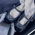 Damen Ballerinas mit Riemen und gepolsterter Innensohle R&B