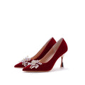 Damen Glamouröse Pumps mit funkelnden Applikationen und schickem Absatz R&B
