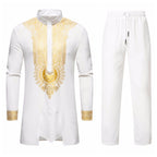 Herren elegantes Anzugset mit einzigartigem Muster R&B