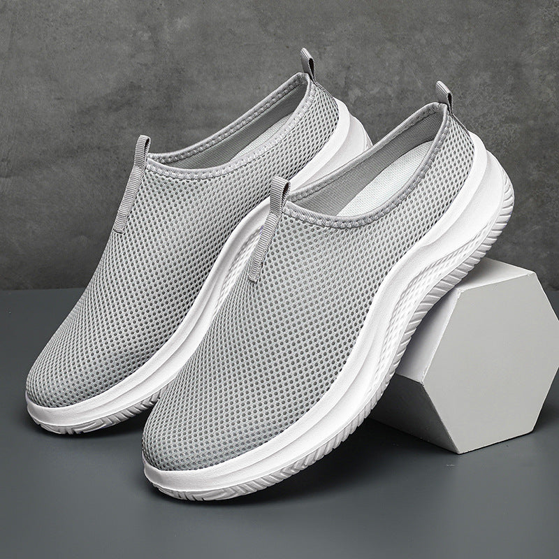 Unisex nan leichter NetzgewR&Be-Schlupf-Sneaker mit atmungsaktivem Obermaterial, dämpfender EVA-Zwischensohle und rutschfester Profilsohle R&B