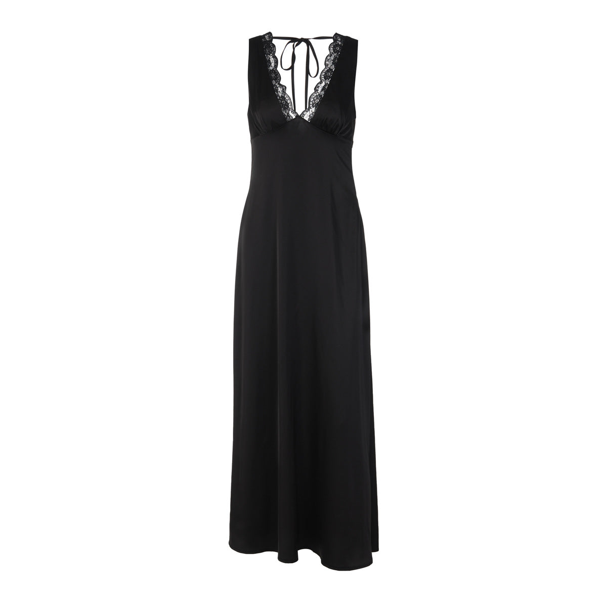 Damen Elegantes Nachthemd mit Spitzendetails R&B