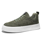 Damen modische Sneakers aus hochwertigem Wildleder mit atmungsaktivem Innenfutter R&B