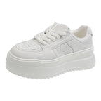Damen Plateau-Sneaker mit atmungsaktivem Obermaterial und rutschfester Sohle R&B