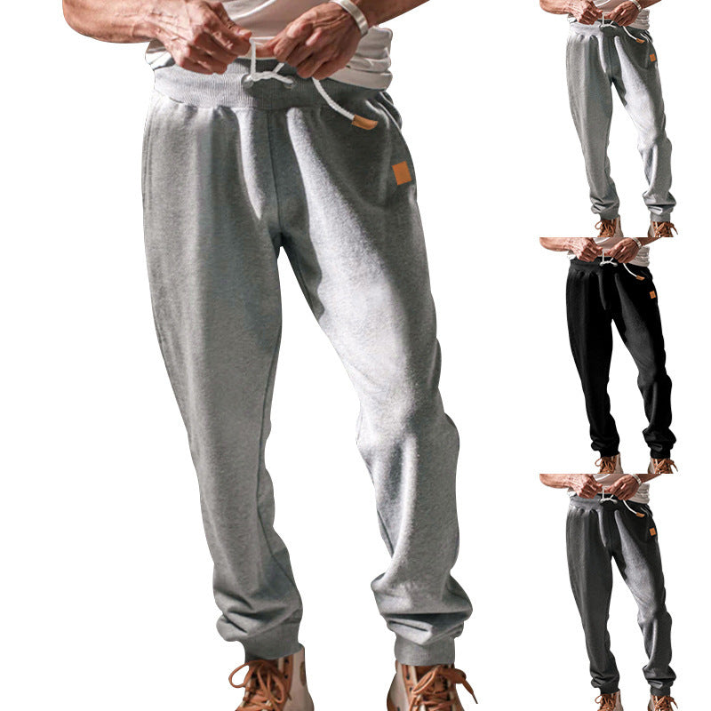 Herren bequeme Sweatpants mit praktischem Kordelzug und modischen Details R&B