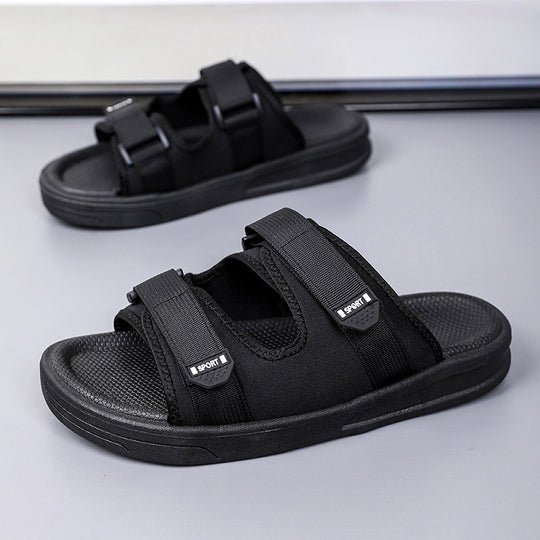 Damen sportliche und atmungsaktive Freizeitsandalen mit verstellbaren Riemen R&B