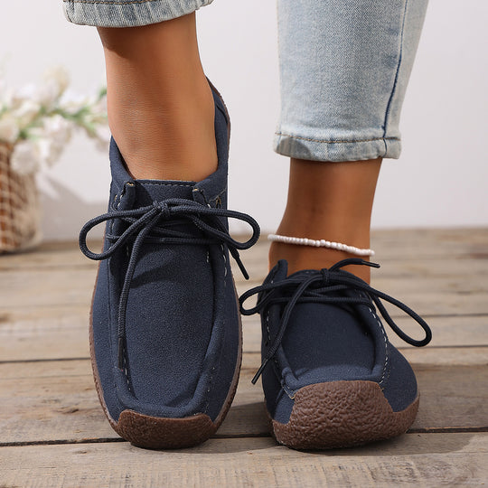 Damen Freizeit-Schuhe im lässigen Slipper-Stil mit bequemer Sohle R&B