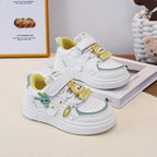 Damen Kindersneaker mit niedlichen Applikationen und praktischem Klettverschluss