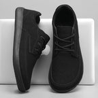 Damen bequeme Sneaker aus weichem Veloursleder mit rutschfester Sohle