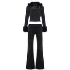 Damen Relaxed Fit Sporthose mit elastischem Bund und lässigem Schnitt R&B
