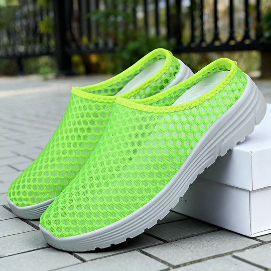 Damen Luftige Clogs mit atmungsaktivem Netzdesign R&B