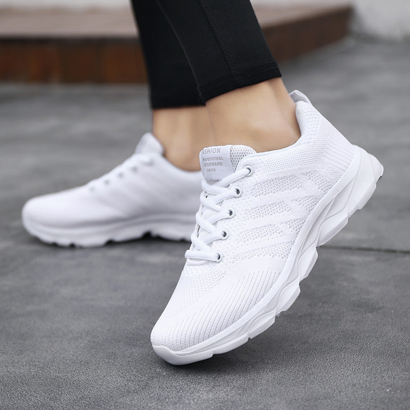 Damen Atmungsaktive Sneakers mit flexiblem Strick-Obermaterial