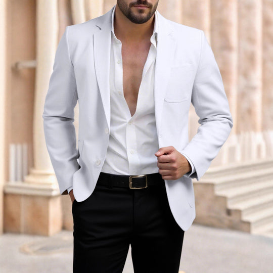 Herren eleganter Blazer mit modernem Schnitt R&B