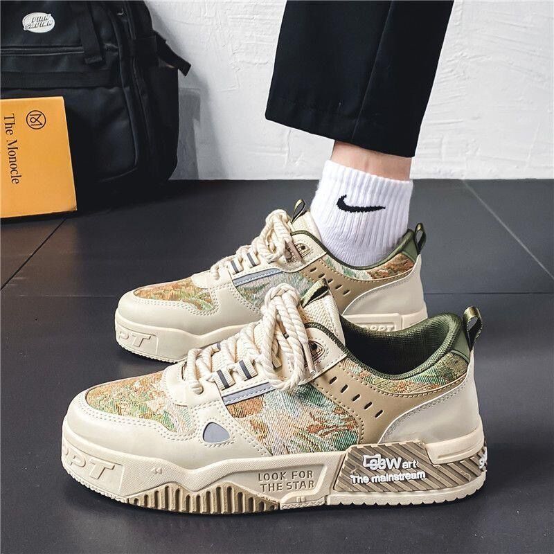 Damen modische Sneakers mit innovativer Textiloberfläche und rutschfester Sohle R&B
