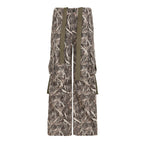Damen Utility-Hosen im Camouflagedesign mit verstellbarem Bund und praktischen Seitentaschen R&B