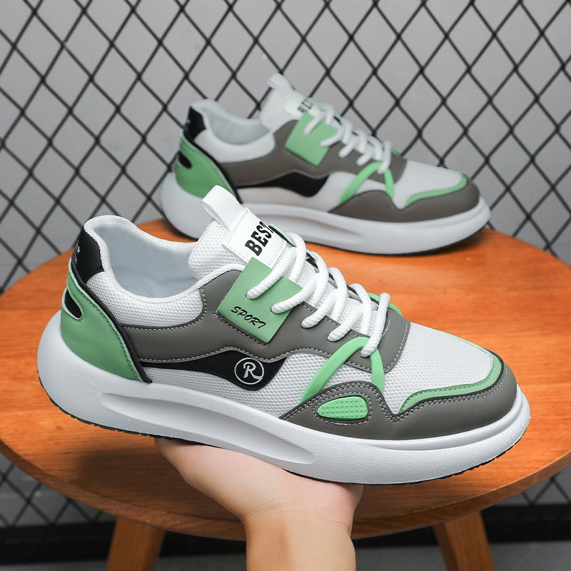 Herren Sportliche Freizeit-Sneaker mit atmungsaktiver Mesh-Oberfläche und rutschfester Sohle R&B