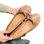 Damen Ballerina-Schuhe mit charmantem Schleifendetail und weich gepolsterter Innensohle