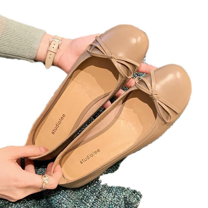 Damen Ballerina-Schuhe mit charmantem Schleifendetail und weich gepolsterter Innensohle