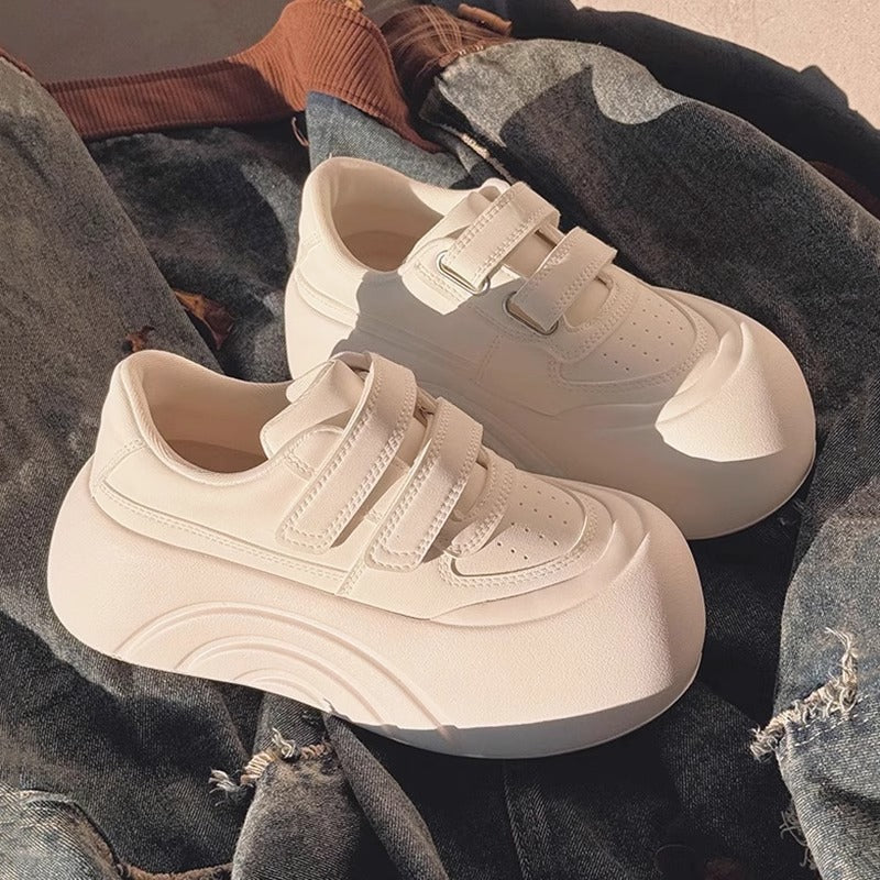 Damen Komfortable Sneaker mit verstellbarem Klettverschluss und gepolsterter Sohle R&B