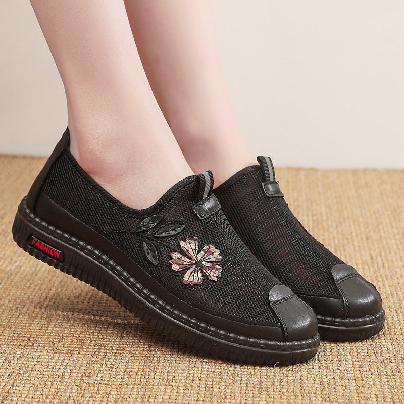 Damen Atmungsaktive Freizeitschuhe mit floralem Design