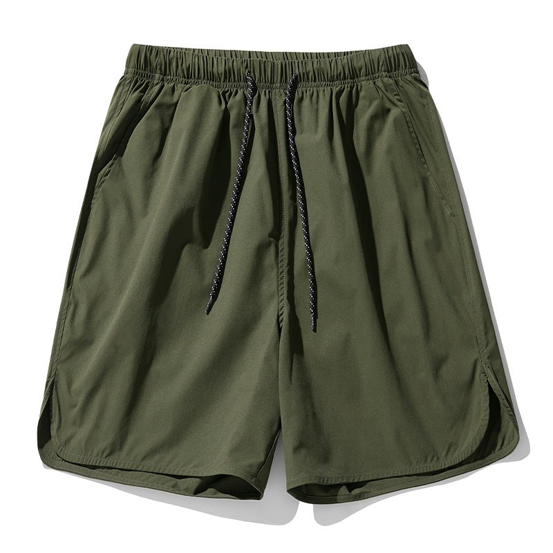 Herren sportliche Shorts mit elastischem Bund und verstellbarem Zugband R&B
