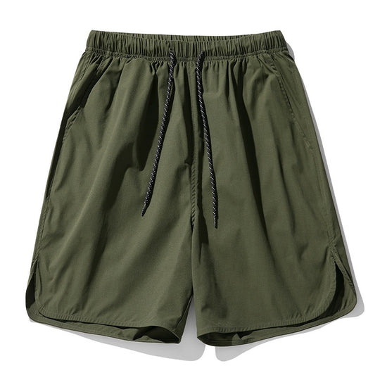 Herren sportliche Shorts mit elastischem Bund und verstellbarem Zugband R&B