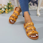 Damen Freizeitsandalen mit verstellbaren Trägern und rutschfester Sohle R&B
