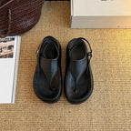 Damen Elegante Sandalen mit verstellbarem Riemen und ergonomischem Fußbett R&B