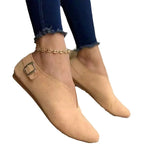 Damen Mokassin-Schuhe mit dekorativen Schnallen und bequemer Passform R&B
