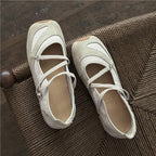 Damen Ballerina-Schuhe mit zierlichem Riemen und elegantem Design R&B