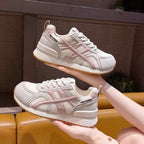 Damen Sportliche Retro-Sneaker mit atmungsaktivem Mesh-Obermaterial und dämpfender Sohle R&B