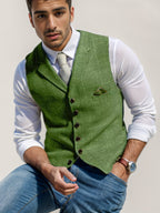 Herren elegante Weste im modernen Stil R&B