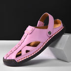 Herren Atmungsaktive Freizeitsandalen mit verstellbarem Riemensystem R&B