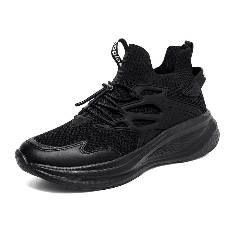 Damen Sportliche Sneakers mit elastischem Obermaterial und rutschfester Sohle