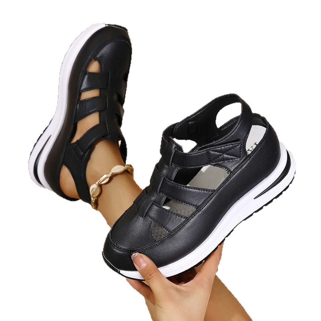 Damen Sportliche Sandalen mit elastischen Riemen R&B