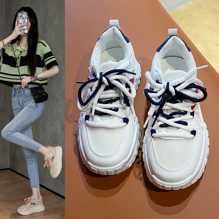 Damen Sportliche Sneakers mit atmungsaktiver Netzstruktur und flexibler Sohle R&B