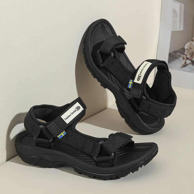 Damen Sportliche Outdoor-Sandalen mit verstellbarem Riemensystem und rutschfester Sohle